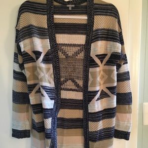 Charlotte Russe open long cardigan
